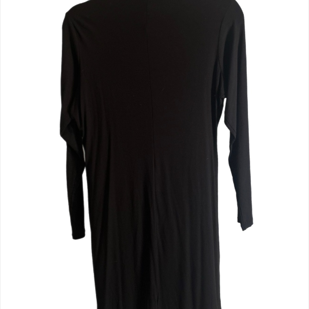 SKIMS NWT Soft Lounge Mock Neck LS Minidress Onyx Size 2X - Picture 3 of 6